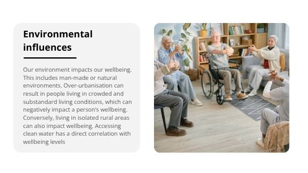 Wellbeing Factors Education Presentation — slide 6