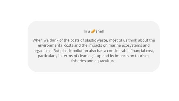 The Cost of Plastic Waste Education Presentation — slide 3