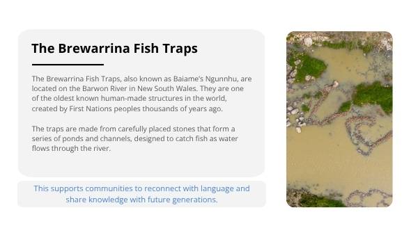 The Brewarrina Fish Traps Education Presentation — slide 6