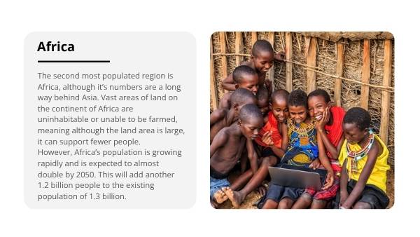 The World's Population As 1000 People Education Presentation — slide 11