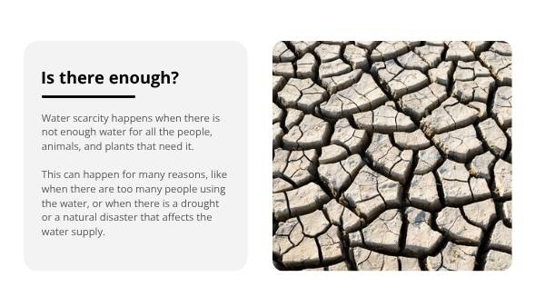 Understanding Water Scarcity Education Presentation — slide 3