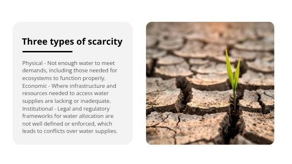 Understanding Water Scarcity Education Presentation — slide 4