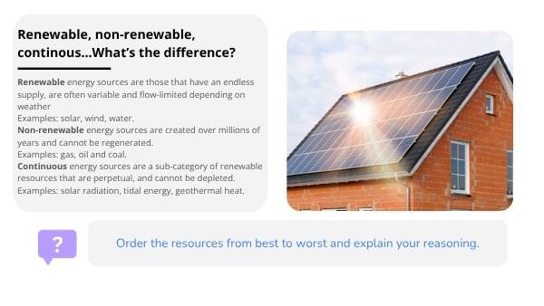 Renewable Non Renewable and Continuous Resources Education Presentation — slide 6