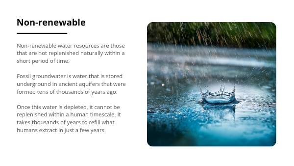 Water as a Resource Education Presentation — slide 9