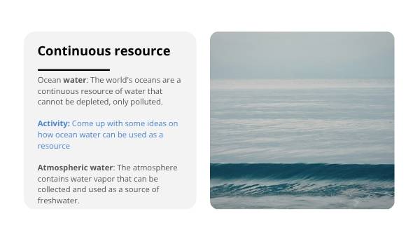Water as a Resource Education Presentation — slide 10