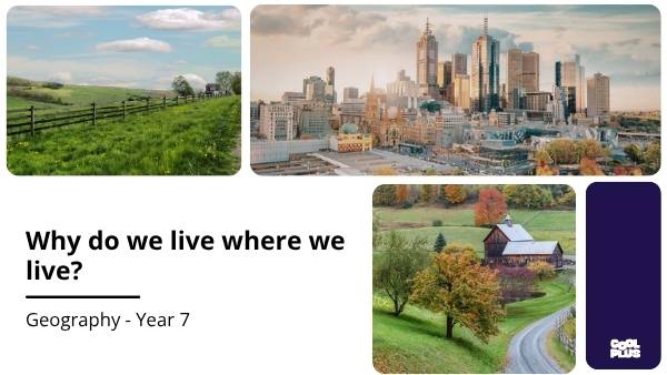 Why do we live where we live? Education Presentation — slide 1