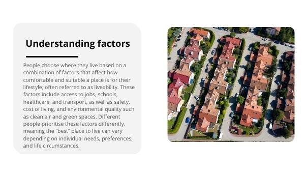 Why do we live where we live? Education Presentation — slide 4