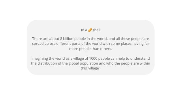 The Worlds As A Village Education Presentation — slide 3