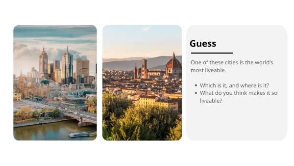 Services, Facilities and Liveability of Places Education Presentation — slide 4