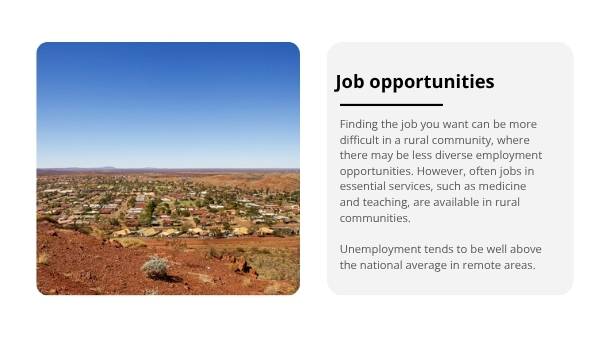 Challenges of Rural Living Education Presentation — slide 7