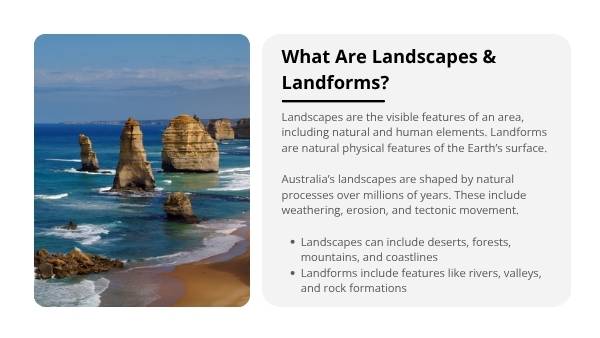 Exploring Australian Landscapes Education Presentation — slide 4