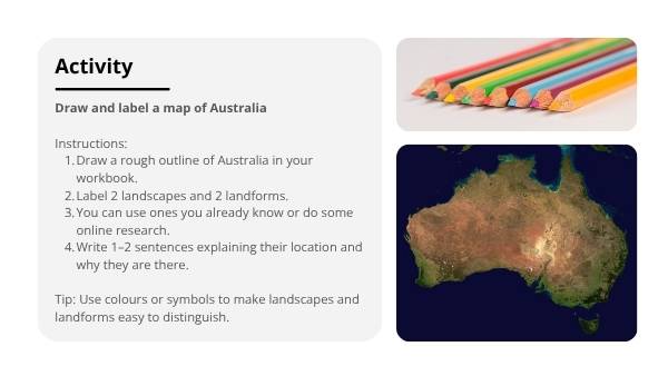 Exploring Australian Landscapes Education Presentation — slide 7