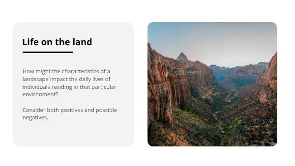 Landscapes and Landforms Education Presentation — slide 4