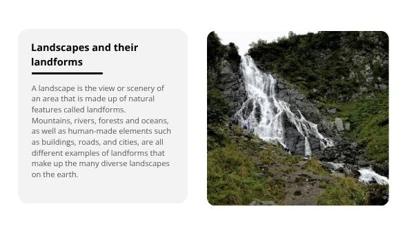 Landscapes and Landforms Education Presentation — slide 5