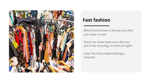 Fast Fashion and Food Education Presentation — slide 6