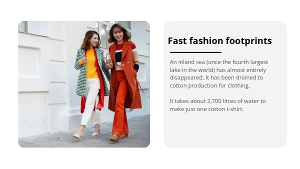 Fast Fashion and Food Education Presentation — slide 7