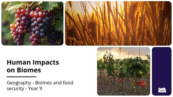 Human Impacts on Biomes Education Presentation — slide 1