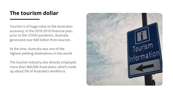 Tourism in Australia Education Presentation — slide 7