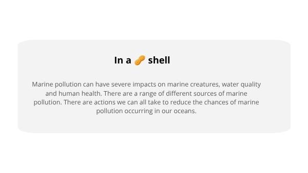 An Introduction to Marine Pollution Education Presentation — slide 3