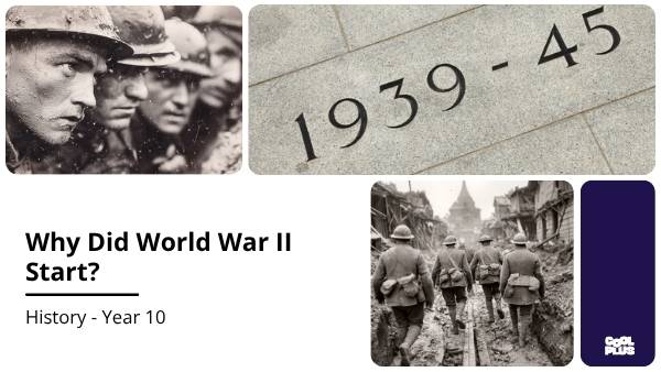 Why Did World War II Start Education Presentation — slide 1