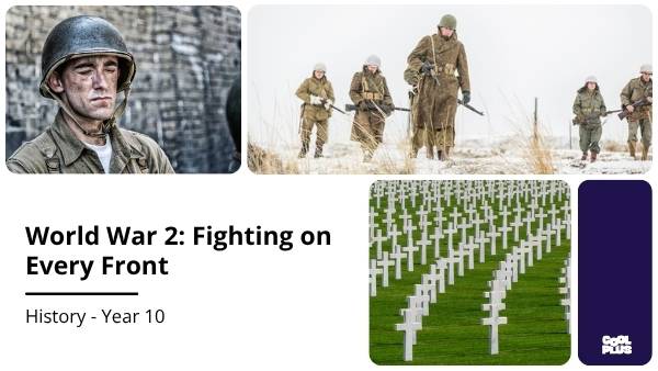 World War 2: Fighting on Every Front Education Presentation — slide 1