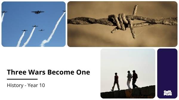 Three Wars Became One Education Presentation — slide 1
