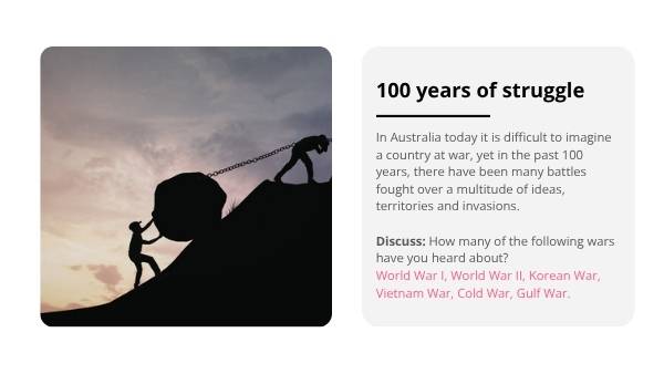 Three Wars Became One Education Presentation — slide 4