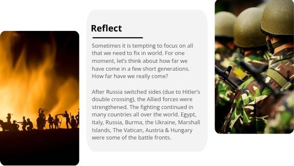 World War 2: D-Day and Prisoners of War Education Presentation — slide 6