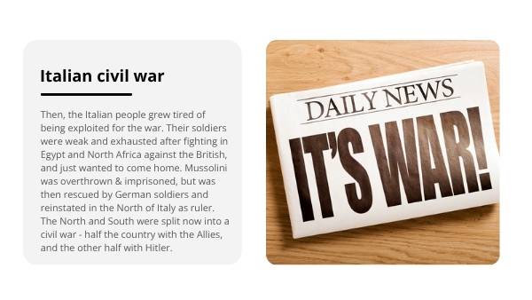 World War 2: D-Day and Prisoners of War Education Presentation — slide 7