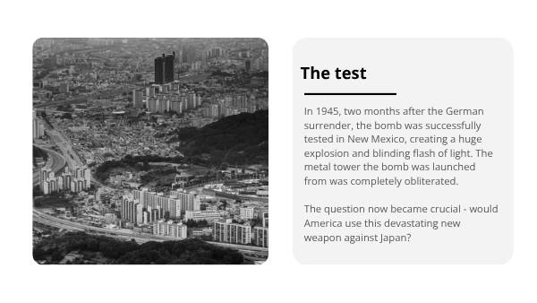 The Atomic Bomb and End of World War 2 Education Presentation — slide 7