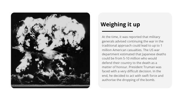 The Atomic Bomb and End of World War 2 Education Presentation — slide 8