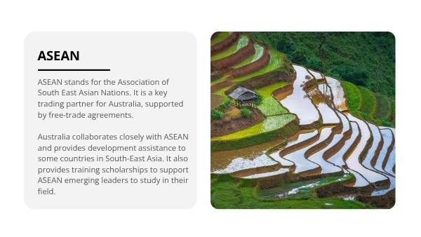 Asia and Pacific Co-operation Education Presentation — slide 6