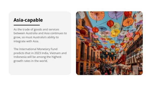 Asia and Pacific Co-operation Education Presentation — slide 7