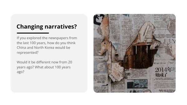 China, North Korea and the Media Education Presentation — slide 6