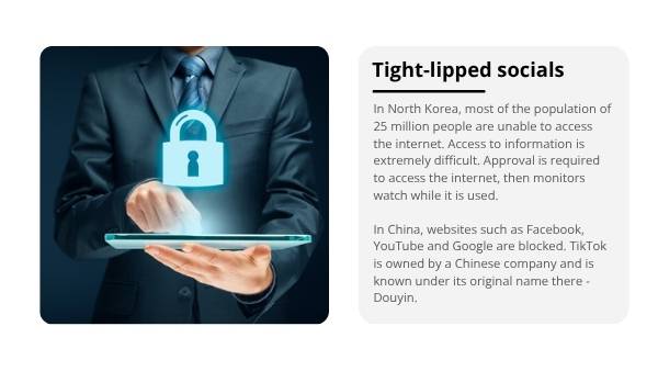 China, North Korea and the Media Education Presentation — slide 10