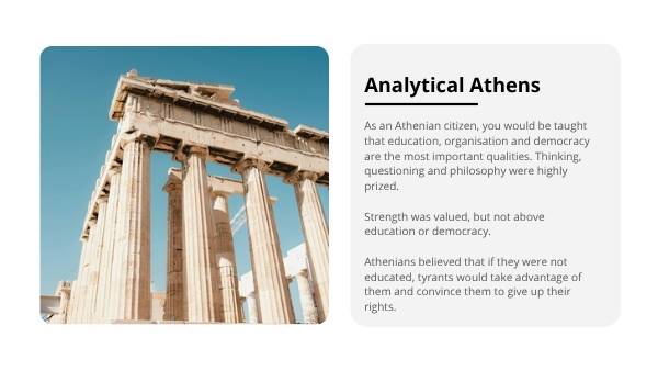 History: Athens v Sparta Education Presentation — slide 6