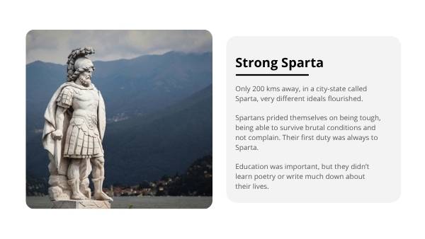 History: Athens v Sparta Education Presentation — slide 8