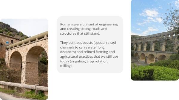 Ancient Rome's Influence on Modern Society Education Presentation — slide 10
