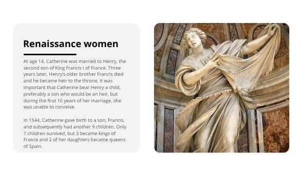 Women in History - Catherine de Medici Education Presentation — slide 10