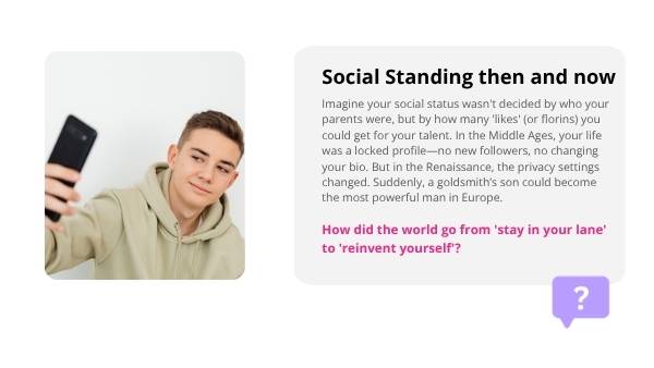 The Middle Ages to the Renaissance — slide 3