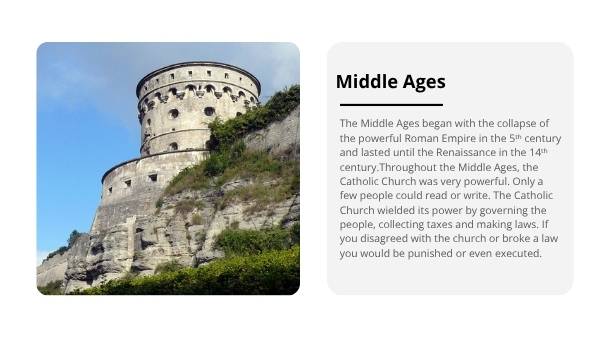 The Middle Ages to the Renaissance — slide 4