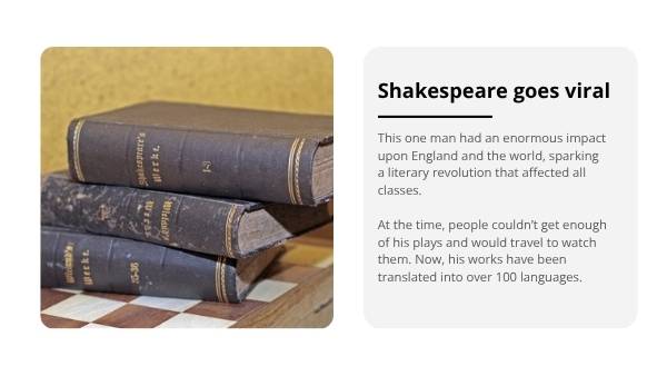 Shakespeare: The Original Viral Superstar Education Presentation — slide 9