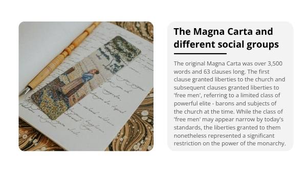 Who Was the Magna Carta For? Education Presentation — slide 7