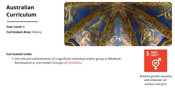Women in History - Caterina Sforza Education Presentation — slide 2