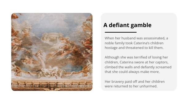 Women in History - Caterina Sforza Education Presentation — slide 11