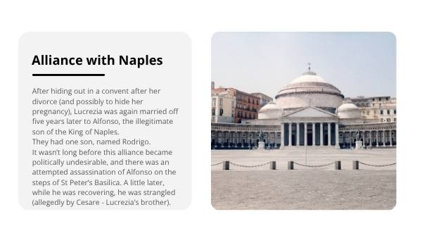 Women in History - Lucrezia Borgia Education Presentation — slide 12