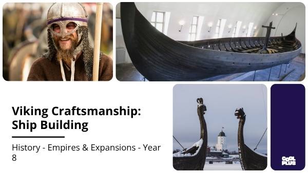 Viking Craftsmanship: Ship Building Education Presentation — slide 1