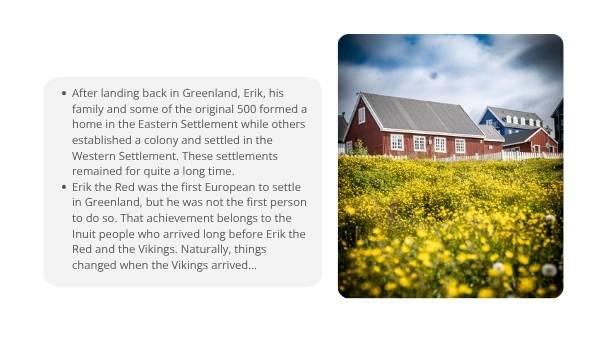 Viking Settlement of Greenland Education Presentation — slide 12