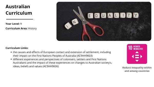 Understanding First Contact in Australia Education Presentation — slide 2