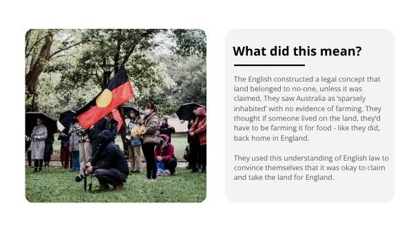 Understanding First Contact in Australia Education Presentation — slide 7
